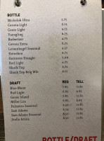 Jack Nicklaus Golden Bear Grill menu