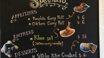 U-sa Thai menu