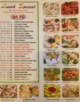 Wong’s Buffet menu