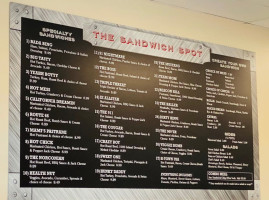 The Sandwich Spot menu