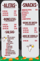 Asados Animas Sayula menu