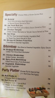 Tommy Sushi menu