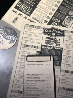 Karl Strauss Brewing Company menu