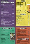 Pira Sanduba menu