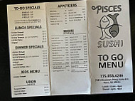 Pisces menu