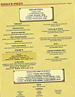 Roma Pizza menu