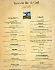 Twisters menu