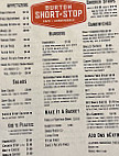 Burton Short Stop menu