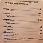 Fat Cow Pub Eatery menu