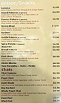 Royal Sweets menu