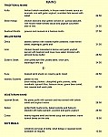 Caravanserai menu