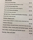 The Wheatsheaf Inn menu