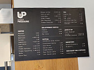 Under Pressure Espresso Whitestone menu