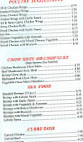 Jade East Chinese Food menu