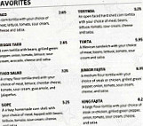 Taco Burrito King menu