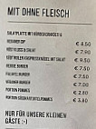 Gasthof Post menu