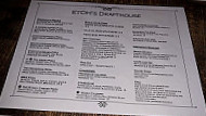 Etoh's menu