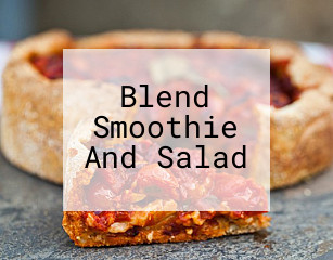 Blend Smoothie And Salad