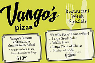 Vango's Pizza Cocktail Lng