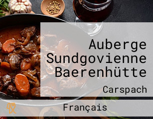 Auberge Sundgovienne Baerenhütte