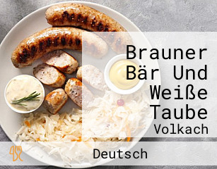 Brauner Bär Und Weiße Taube