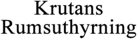 Krutans Rumsuthyrning