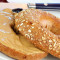 Plain Bagel With Peanut Butter