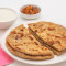 Aloo Paratha Med Ostmassa Och Pickle