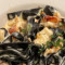 Black Fettuccine With Lobster