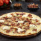 Ny Crispy Bacon White Sauce Pizza With Burrata Cheese