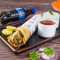 Chicken Seekh Kabab Roll Soft Drink