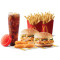 2 Grillad Kycklingostburgare Chicken Mcnuggets 6 St 2 Pommes Frites (L) Cola