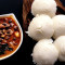 Idli (5 Pcs) With Chana Masala