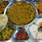 (Sweet Sambar Rice, Curd Rice, Tomato Rice, Poriyal,Chips, Pickle)