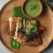 Peruvian Style Marinated Grilled Chicken Breast And Aji Verde