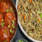 Manchurian Gravy Fried Rice Combo Jain Regular)