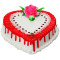 Heart Shap Cake (Eggless)