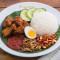 Nasi Lemak With Beef Rendang