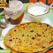 Paneer Paratha With Dahi Achar