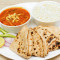 Sev Tamatar With Raita Or 5 Twa Butter Roti Combo