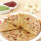 Gobhi Paratha With Plain Curd (2 Pieces)