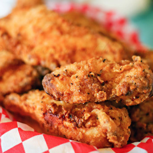 Kärnmjölk Crispy Chicken Strips Fries