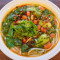 Sour And Spicy Soup Rice Noodles With Bok Choy