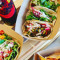 Basket Of Six Craft Tacos