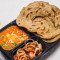 Butter Paneer Masala With Bread Rice And Salad