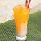 Fresh Orange Juice And Condensed Milk With Ice