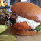 Buffalo Chicken Burger And Chips