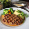 Scotch Fillet Steak With Chips And Salad