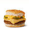 Cheesy Jalapeno Sausage Egg Biscuit