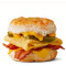 Cheesy Jalapeno Bacon Egg And Cheese Biscuit